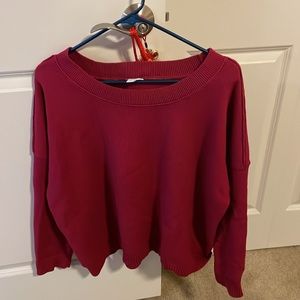 J.Jill Pink Sweater Petite Large